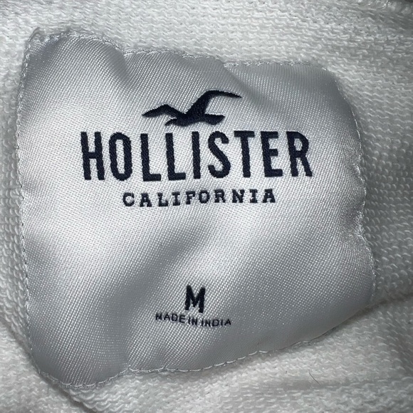 Hollister Full Zip Cropped Eyelet Hood Hoodie - Picture 8 of 11